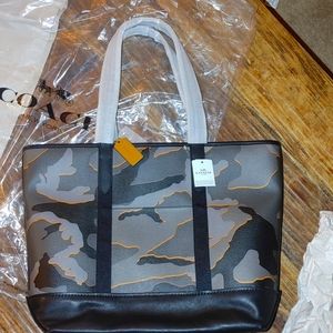 NWT Coach West Tote in Camo